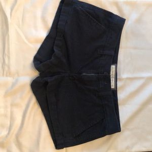 Abercrombie & Fitch - navy shorts. W25 size 0